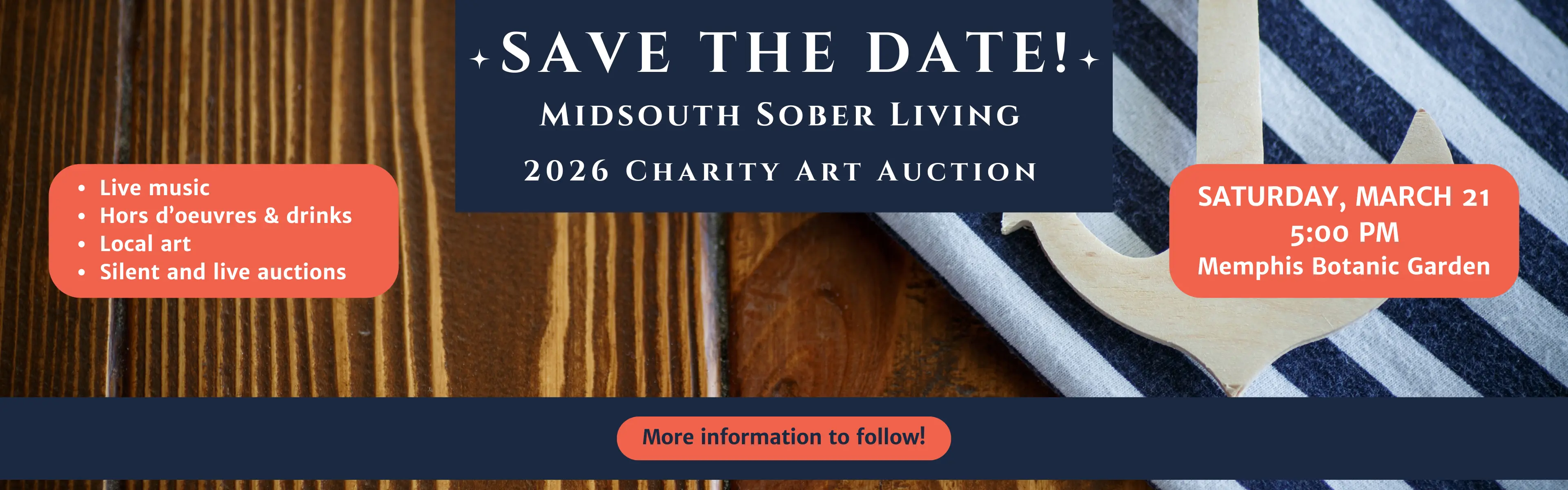 Save the date for our 2026 Art Auction - Saturday, March 21, 2026!